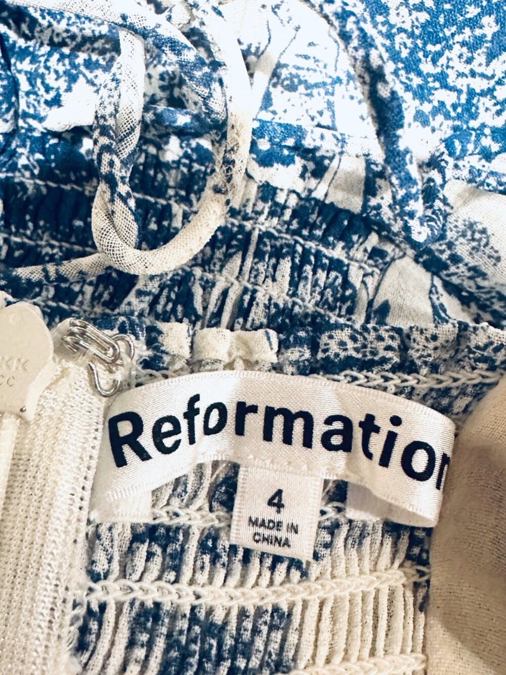 REFORMATION TOILE MAXI DRESS SMALL - Picture 6 of 7